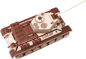EcoWoodArt EWA Drewniane Puzzle 3D Czołg T-34-85 4