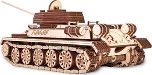 EcoWoodArt EWA Drewniane Puzzle 3D Czołg T-34-85 6