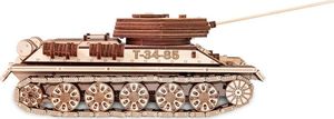 EcoWoodArt EWA Drewniane Puzzle 3D Czołg T-34-85 8