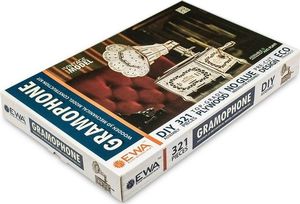 EcoWoodArt EWA Drewniane Puzzle 3D Gramofon 14