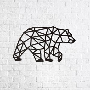 EcoWoodArt EWA Drewniane Puzzle 3D Dekoracja Niedźwiedź 1