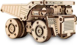 EcoWoodArt EWA Drewniane Puzzle 3D Mini Belaz 2