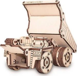 EcoWoodArt EWA Drewniane Puzzle 3D Mini Belaz 3