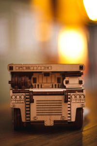 EcoWoodArt EWA Drewniane Puzzle 3D Mini Belaz 10