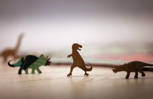 EcoWoodArt EWA Drewniane Puzzle 3D Klocki Układanka T-Rex 5