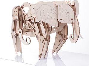 Mr.Playwood Mr.Playwood Drewniany Model Puzzle 3D Słoń 4