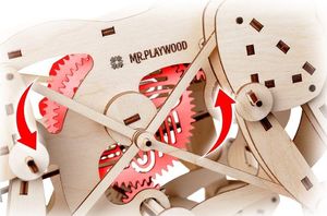 Mr.Playwood Mr.Playwood Drewniany Model Puzzle 3D Słoń 10