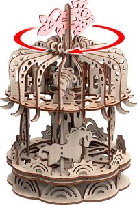 Mr.Playwood Mr.Playwood Drewniany Model Puzzle 3D Karuzela XL 2