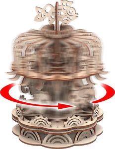 Mr.Playwood Mr.Playwood Drewniany Model Puzzle 3D Karuzela XL 3