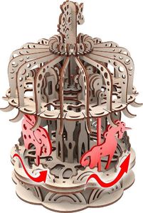 Mr.Playwood Mr.Playwood Drewniany Model Puzzle 3D Karuzela XL 4