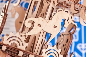 Mr.Playwood Mr.Playwood Drewniany Model Puzzle 3D Karuzela XL 5