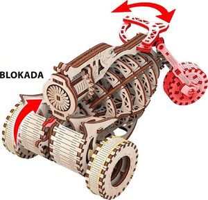 Mr.Playwood Mr.Playwood Drewniany Model Puzzle 3D Starbike 3