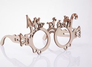 Mr.Playwood Mr.Playwood Drewniany Model Puzzle 3D Okulary Caramel House 3