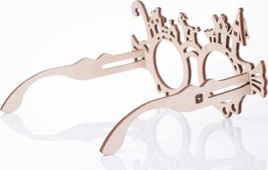 Mr.Playwood Mr.Playwood Drewniany Model Puzzle 3D Okulary Caramel House 5