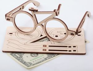 Mr.Playwood Mr.Playwood Drewniany Model Puzzle 3D Okulary Velo 9