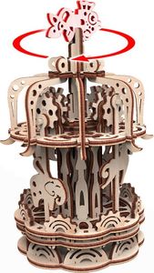 Mr.Playwood Drewniany Model Puzzle 3D Karuzela S 2