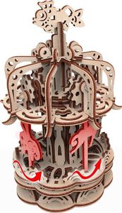 Mr.Playwood Drewniany Model Puzzle 3D Karuzela S 4