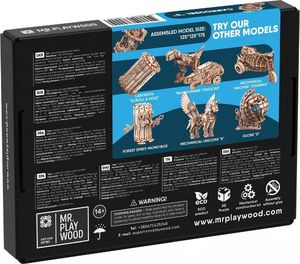 Mr.Playwood Drewniany Model Puzzle 3D Karuzela S 10