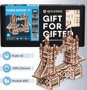 Mr.Playwood Mr.Playwood Drewniany Model Puzzle 3D Tower Bridge S 6