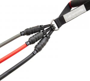 Reebok Tubing RATB-30034 różne poziomy oporu w zestawie wielokolorowy 3 szt. 4