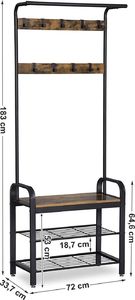 Leobert Wieszak Stojak na Ubrania - HSR40B 3