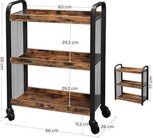 Leobert Wózek Regał Półka - LRC66BX 3