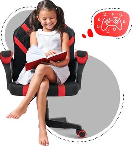 Fotel Huzaro Fotel Gamingowy dla dziecka Ranger 1.0 Red Mesh 13