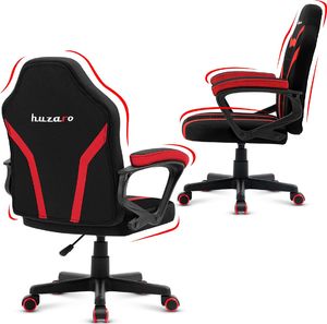 Fotel Huzaro Fotel Gamingowy dla dziecka Ranger 1.0 Red Mesh 9