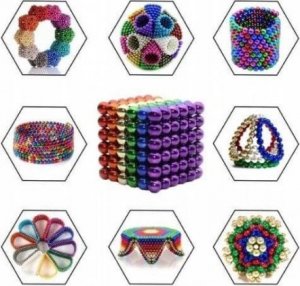 Berger KULKI KLOCKI MAGNETYCZNE NeoCube 5mm 216szt + BOX 6