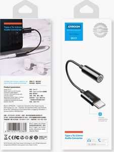 Adapter USB Joyroom USB-C - Jack 3.5mm Biały  (JYR198) 4