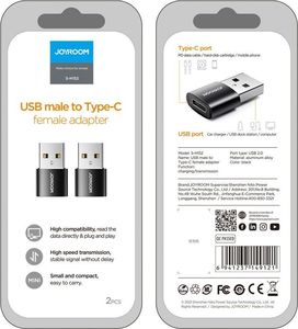 Adapter USB Joyroom USB-A - USB-C Czarny  (6941237149121) 5
