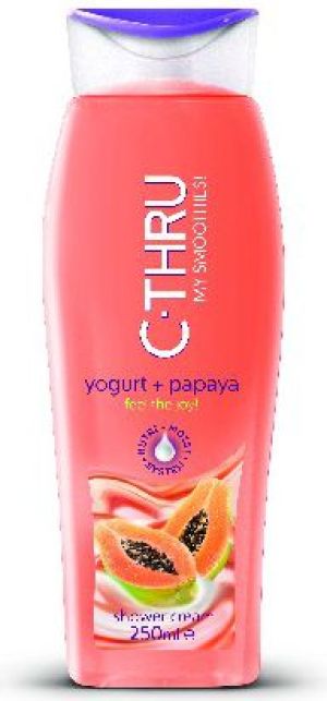C-Thru My Smoothies! Żel pod prysznic kremowy Yogurt+Papaya 250ml 1