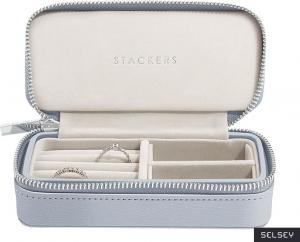 Selsey SELSEY Organizer na biżuterię Pebble Medium Travel Jewellery Box lawendowy 1