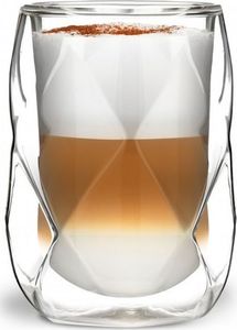 Vialli Design Komplet 2 szklanek z podwójną ścianką 350ml Geo 3