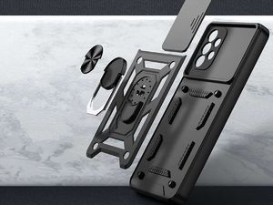 Alogy Etui obudowa Alogy Stand Ring z osłonką na aparat do Samsung Galaxy A32 5G 6