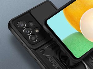 Alogy Etui obudowa Alogy Stand Ring z osłonką na aparat do Samsung Galaxy A52 4G/5G 5