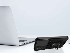 Alogy Etui obudowa Alogy Stand Ring z osłonką na aparat do Samsung Galaxy A52 4G/5G 7