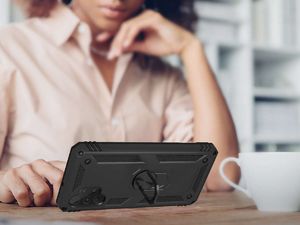 Alogy Etui pancerne obudowa Alogy Stand Armor Ring do Samsung Galaxy A32 4G 6