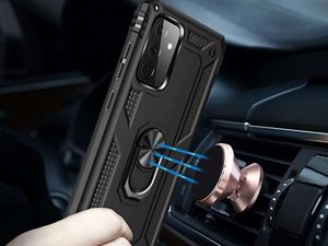 Alogy Etui pancerne obudowa Alogy Stand Armor Ring do Samsung Galaxy A52 Czarne 6