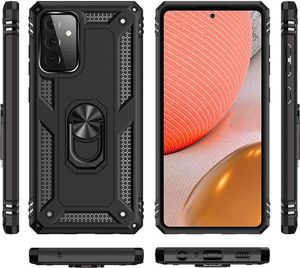 Alogy Etui pancerne obudowa Alogy Stand Armor Ring do Samsung Galaxy A52 Czarne 8