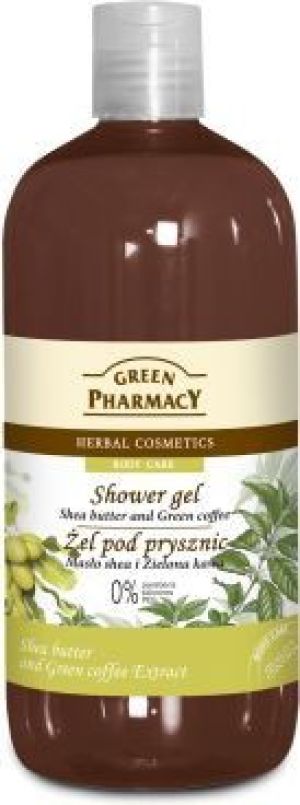 Green Pharmacy Żel pod prysznic masło shea & zielona kawa 500ml 1