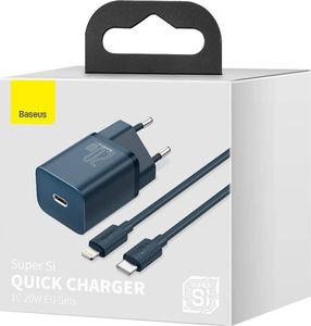 Ładowarka Baseus Super Si 1x USB-C 3 A (BSU2699BLU) 5