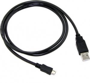 Kabel USB C-Tech USB-A - microUSB 1 m Czarny (CB-USB2M-10B) 1
