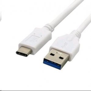 Kabel USB C-Tech USB-A - USB-C 2 m Biały (CB-USB3C-20W) 1
