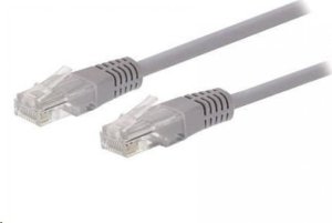 C-Tech Kabel patchcord C-TECH Cat5e, UTP, szary, 0,5 m 1