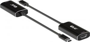 Adapter USB Club 3D CAC-1586 USB-C - HDMI Czarny  (CAC-1586) 1