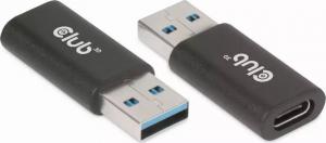 Adapter USB Club 3D CAC-1525 USB-C - USB Czarny  (CAC-1525) 1