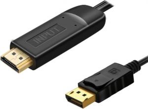 Kabel PremiumCord DisplayPort - HDMI 2m czarny (kportad21) 1