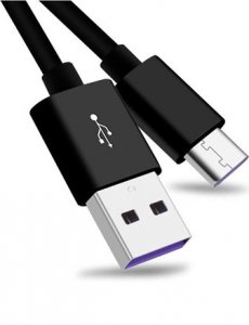 Kabel USB PremiumCord USB-A - USB-C 1 m Czarny (ku31cp1bk) 1