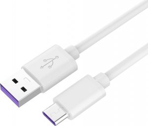 Kabel USB PremiumCord USB-A - USB-A 1 m Biały (ku31cp1w) 1
